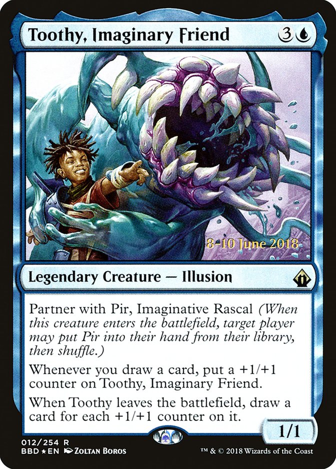 Toothy, Imaginary Friend [Battlebond Prerelease Promos] | Card Merchant Takapuna