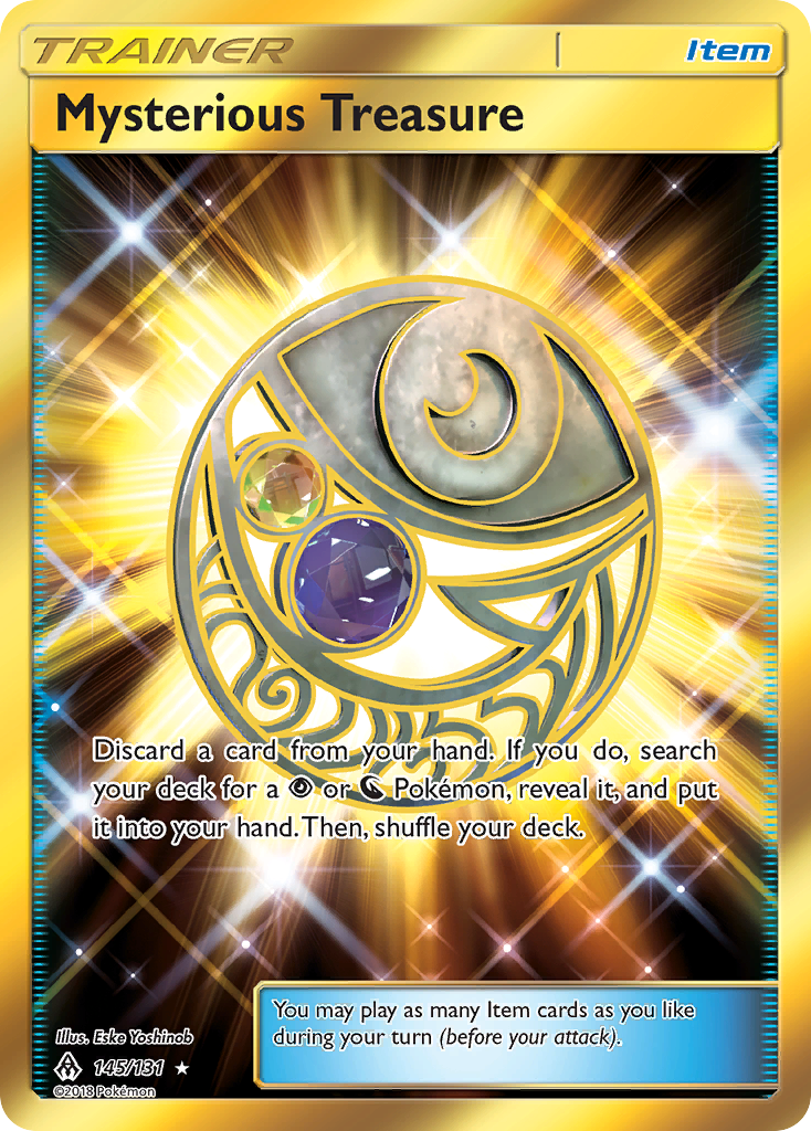 Mysterious Treasure (145/131) [Sun & Moon: Forbidden Light] | Card Merchant Takapuna