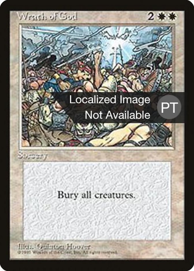 Wrath of God [Fourth Edition (Foreign Black Border)] | Card Merchant Takapuna