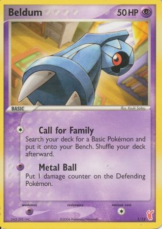 Beldum (1/12) [EX: Trainer Kit 2 - Plusle] | Card Merchant Takapuna