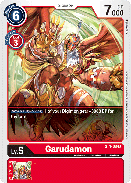 Garudamon [ST1-08] [Starter Deck: Gaia Red] | Card Merchant Takapuna