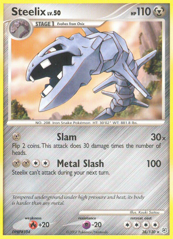 Steelix (38/130) [Diamond & Pearl: Base Set] | Card Merchant Takapuna