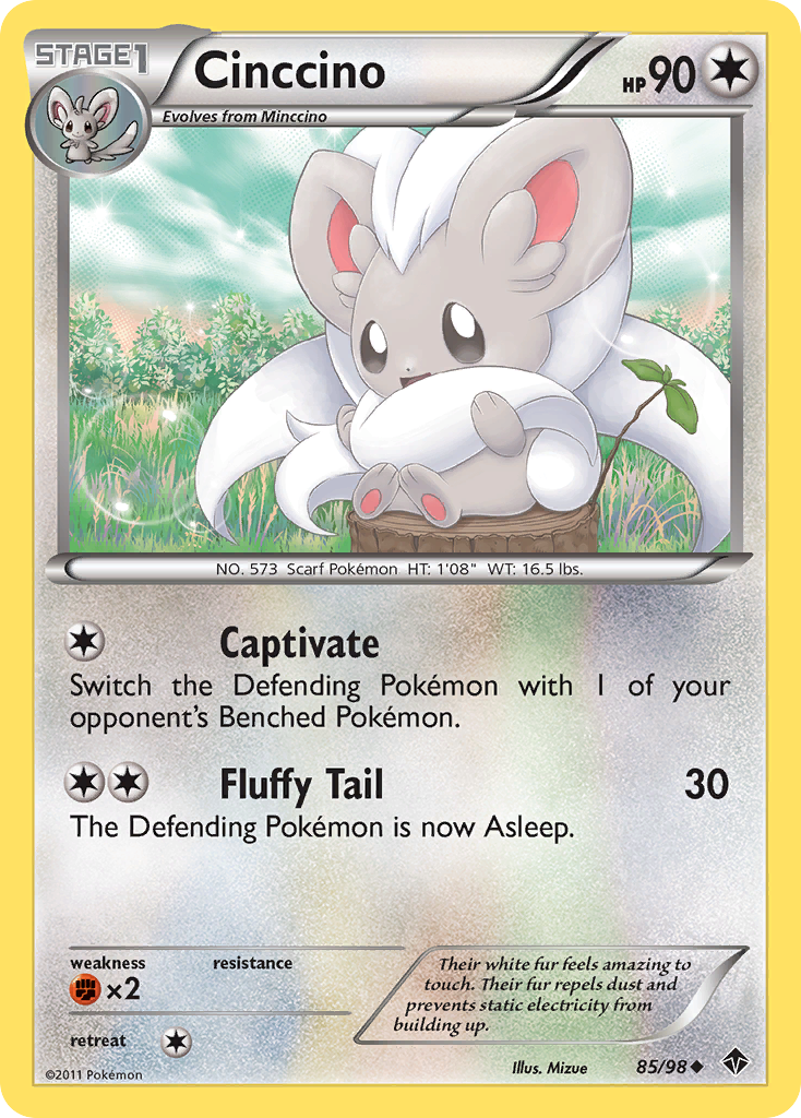 Cinccino (85/98) [Black & White: Emerging Powers] | Card Merchant Takapuna