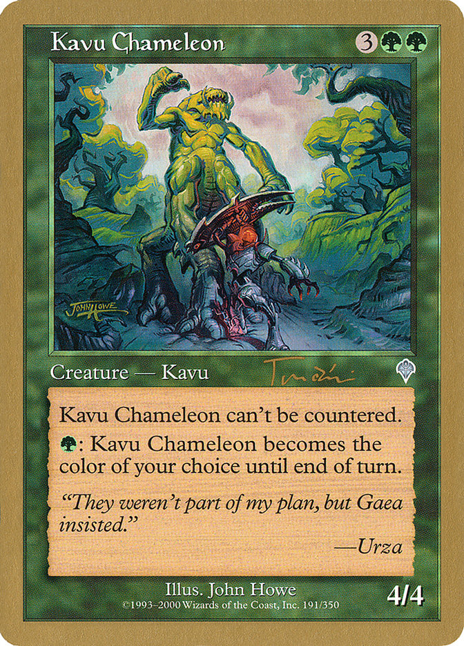 Kavu Chameleon (Jan Tomcani) [World Championship Decks 2001] | Card Merchant Takapuna