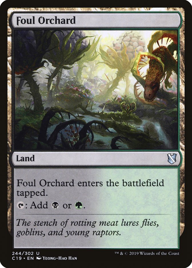 Foul Orchard [Commander 2019] | Card Merchant Takapuna