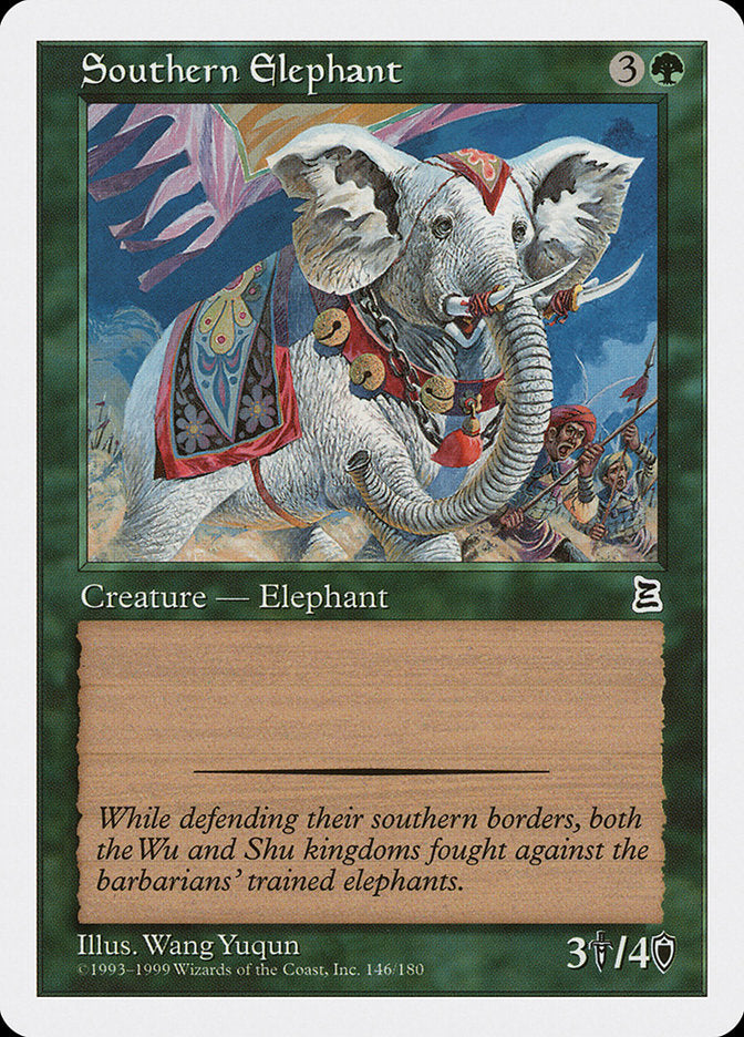 Southern Elephant [Portal Three Kingdoms] | Card Merchant Takapuna