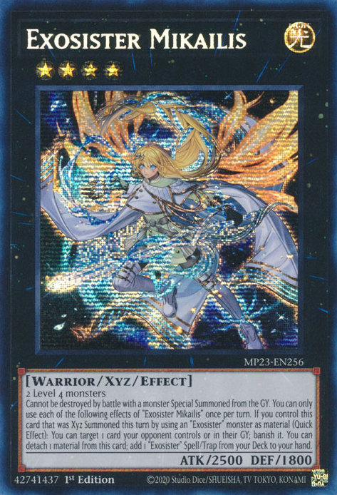 Exosister Mikailis [MP23-EN256] Prismatic Secret Rare | Card Merchant Takapuna