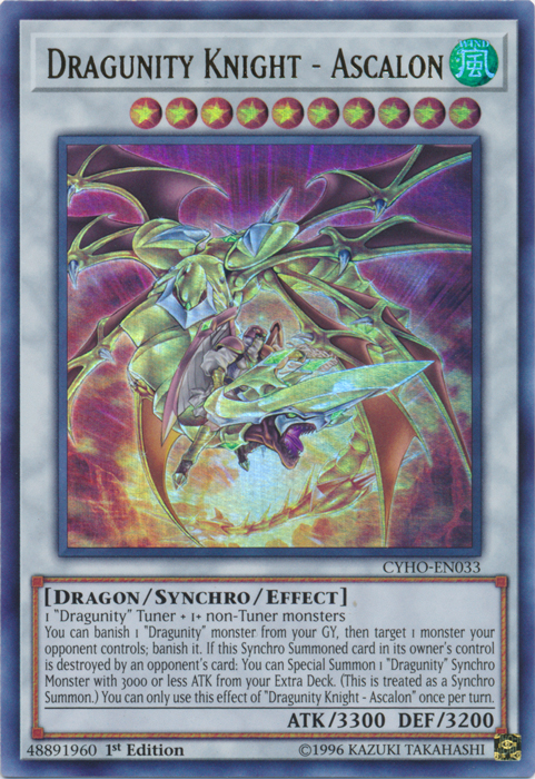 Dragunity Knight - Ascalon [CYHO-EN033] Ultra Rare | Card Merchant Takapuna