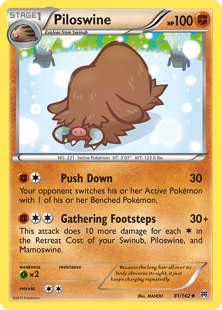 Piloswine (81/162) [XY: BREAKthrough] | Card Merchant Takapuna