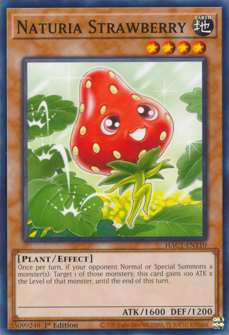 Naturia Strawberry [HAC1-EN110] Common | Card Merchant Takapuna