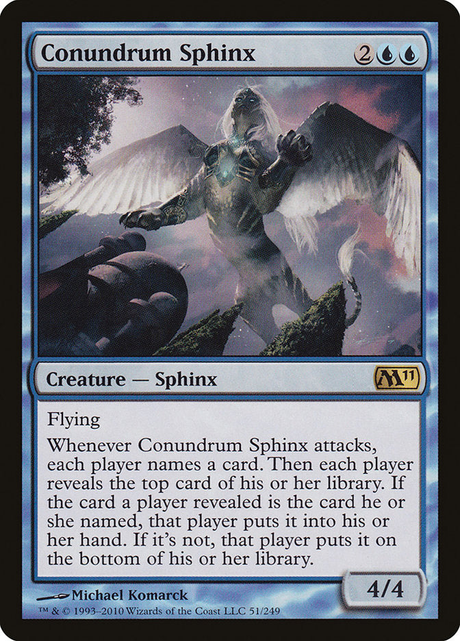 Conundrum Sphinx [Magic 2011] | Card Merchant Takapuna