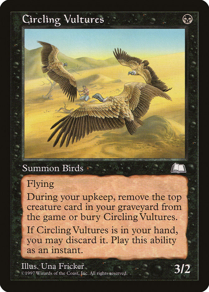 Circling Vultures [Weatherlight] | Card Merchant Takapuna