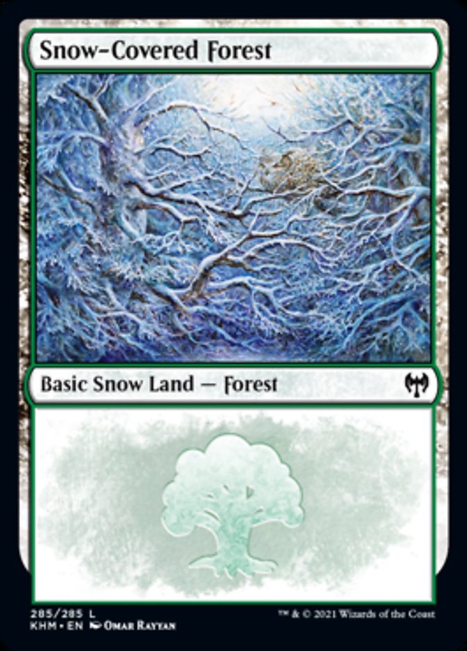 Snow-Covered Forest (285) [Kaldheim] | Card Merchant Takapuna