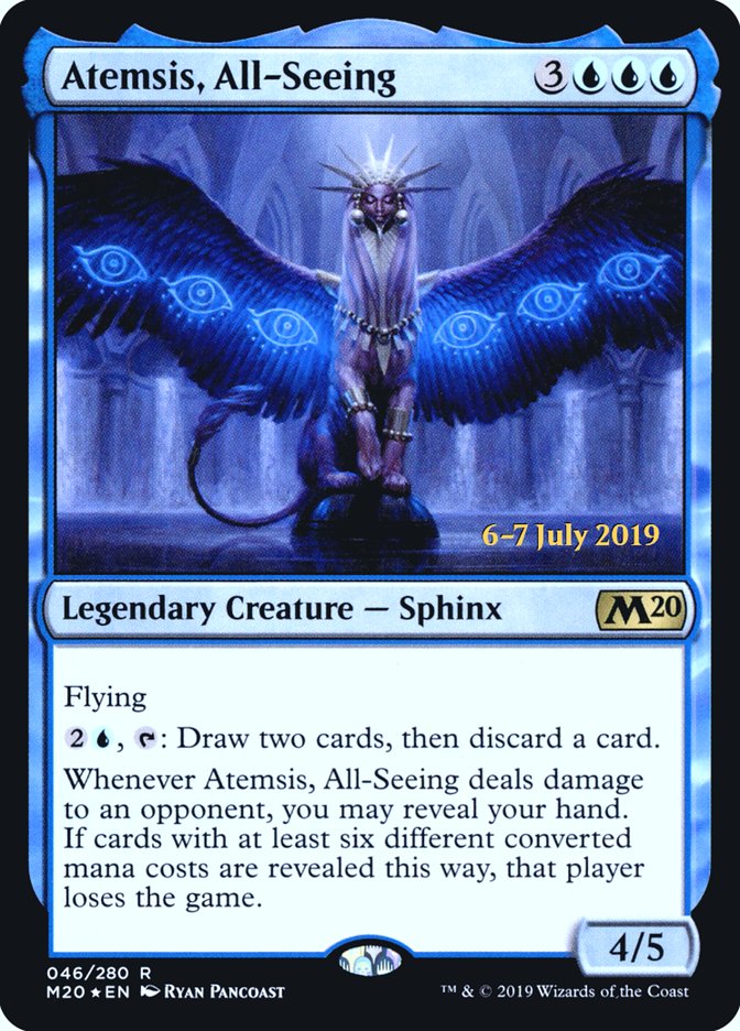 Atemsis, All-Seeing [Core Set 2020 Prerelease Promos] | Card Merchant Takapuna