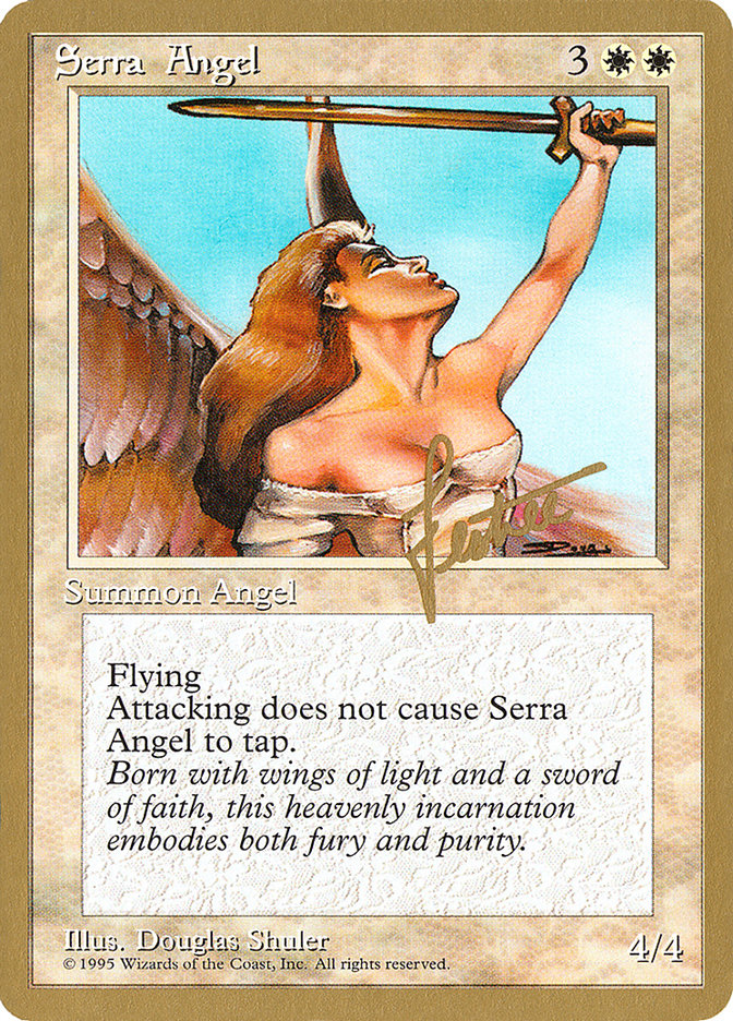 Serra Angel (Bertrand Lestree) [Pro Tour Collector Set] | Card Merchant Takapuna