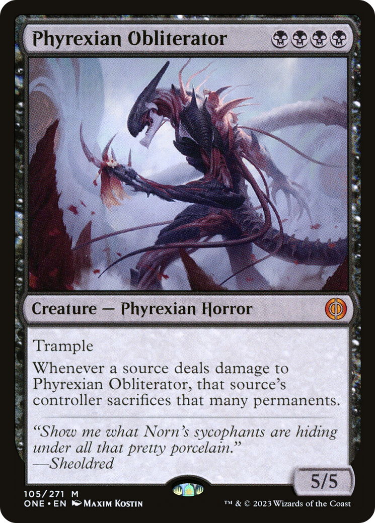 Phyrexian Obliterator [Phyrexia: All Will Be One] | Card Merchant Takapuna