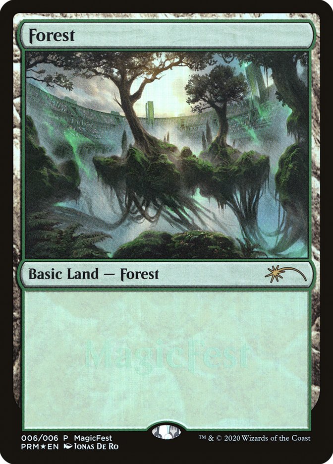 Forest (6) [MagicFest 2020] | Card Merchant Takapuna