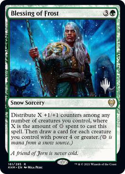 Blessing of Frost (Promo Pack) [Kaldheim Promos] | Card Merchant Takapuna