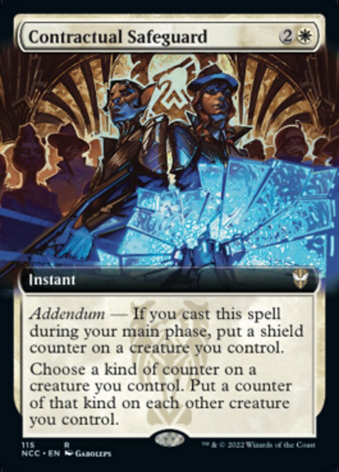 Contractual Safeguard (Extended Art) [Streets of New Capenna Commander] | Card Merchant Takapuna