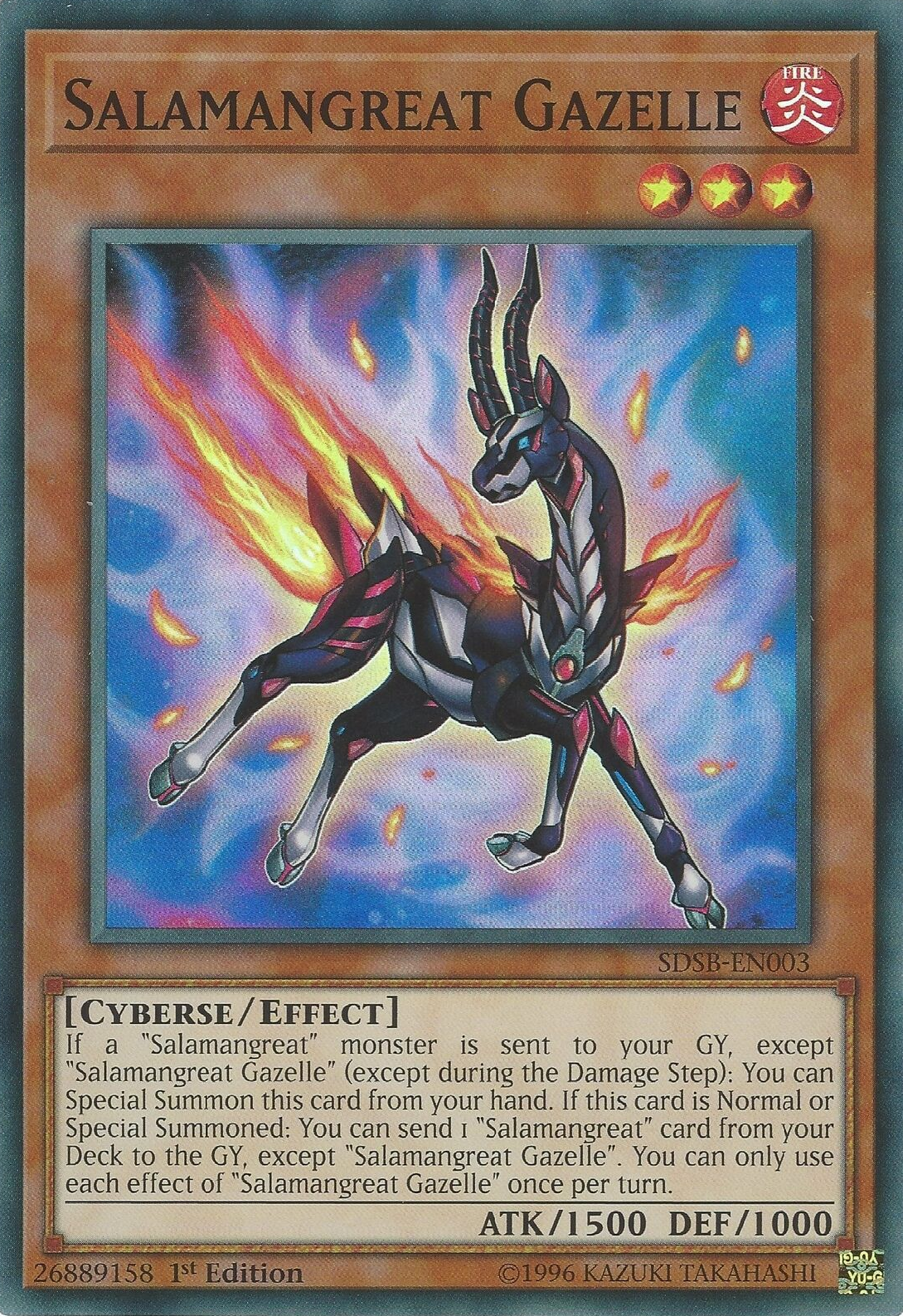 Salamangreat Gazelle [SDSB-EN003] Super Rare | Card Merchant Takapuna