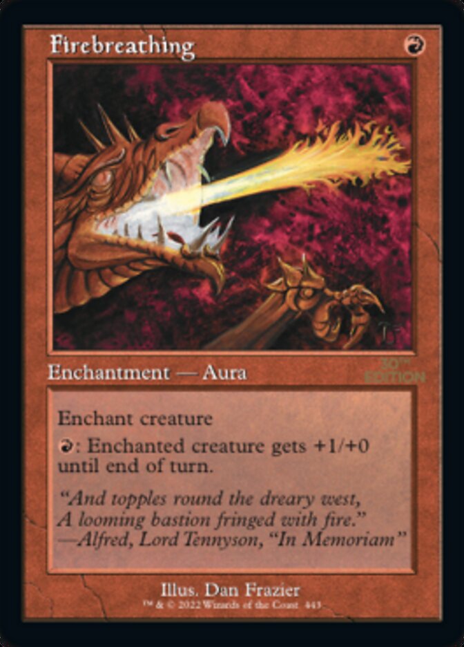 Firebreathing (Retro) [30th Anniversary Edition] | Card Merchant Takapuna