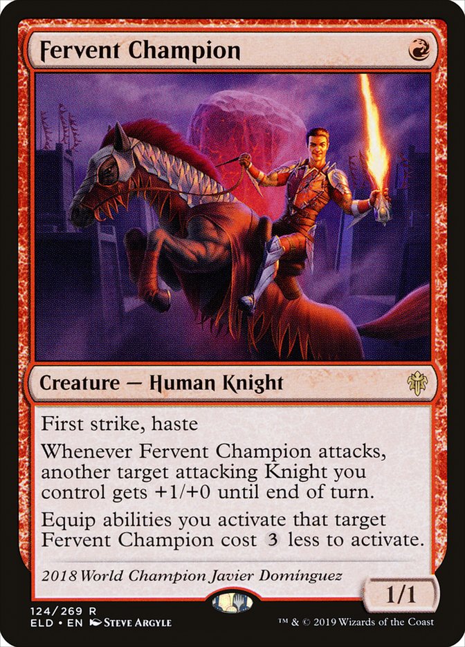 Fervent Champion [Throne of Eldraine] | Card Merchant Takapuna