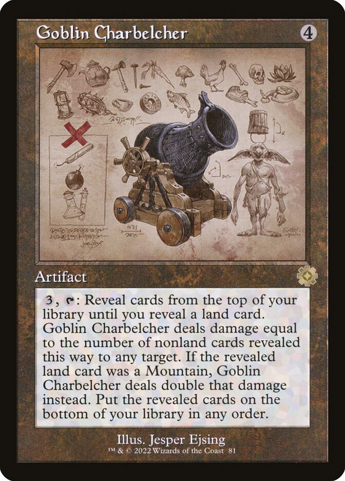 Goblin Charbelcher (Retro Schematic) [The Brothers' War Retro Artifacts] | Card Merchant Takapuna