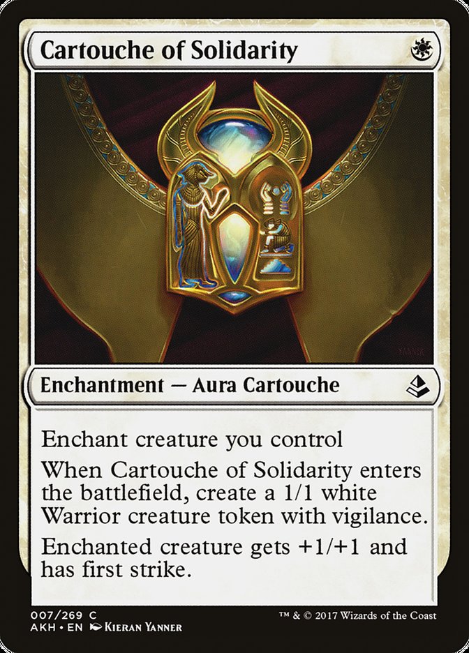 Cartouche of Solidarity [Amonkhet] | Card Merchant Takapuna