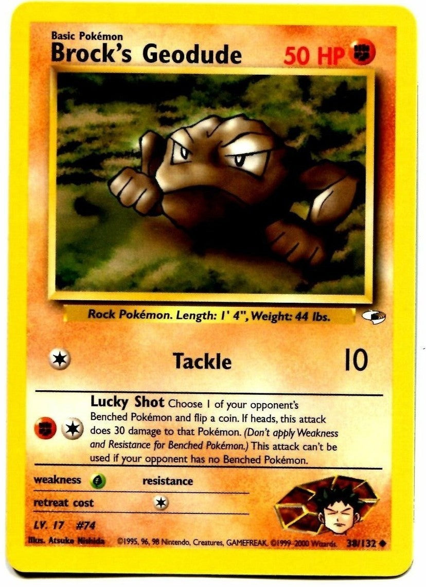 Brock's Geodude (38/132) [Gym Heroes Unlimited] | Card Merchant Takapuna