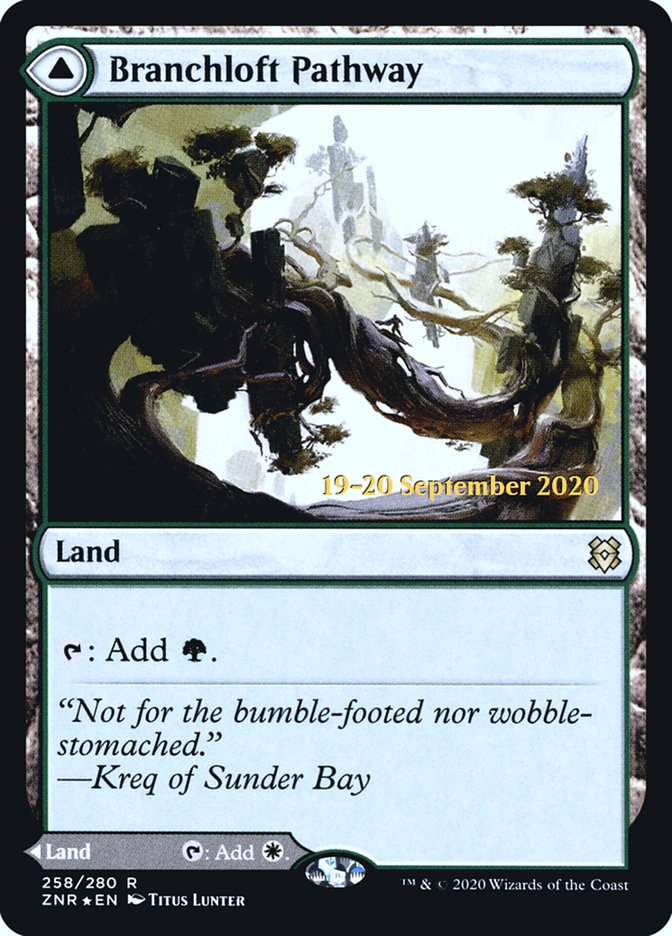 Branchloft Pathway // Boulderloft Pathway [Zendikar Rising Prerelease Promos] | Card Merchant Takapuna