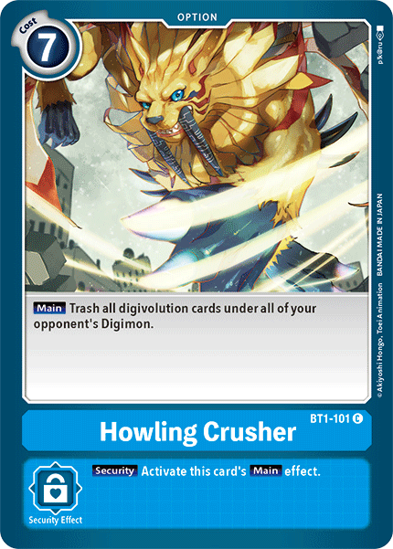 Howling Crusher [BT1-101] [Release Special Booster Ver.1.5] | Card Merchant Takapuna