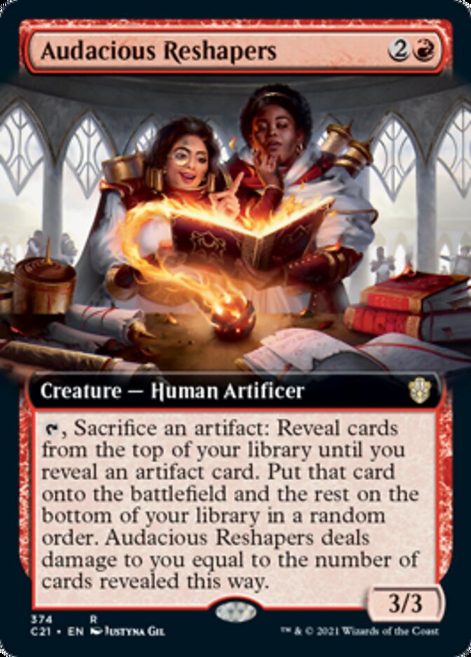 Audacious Reshapers (Extended Art) [Commander 2021] | Card Merchant Takapuna