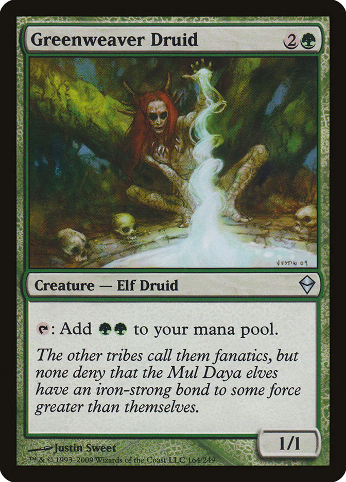 Greenweaver Druid [Zendikar] | Card Merchant Takapuna