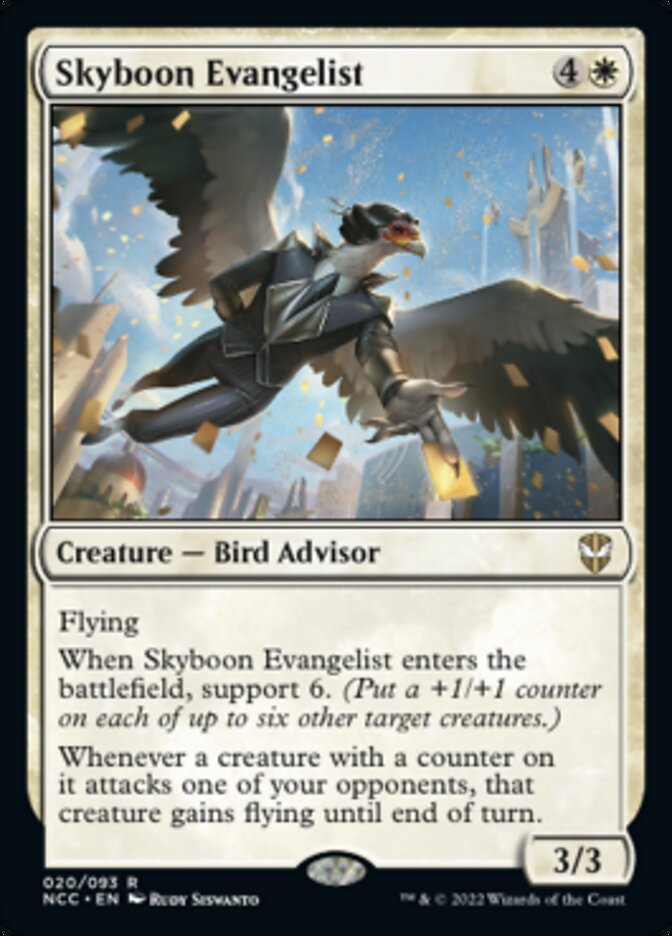 Skyboon Evangelist [Streets of New Capenna Commander] | Card Merchant Takapuna