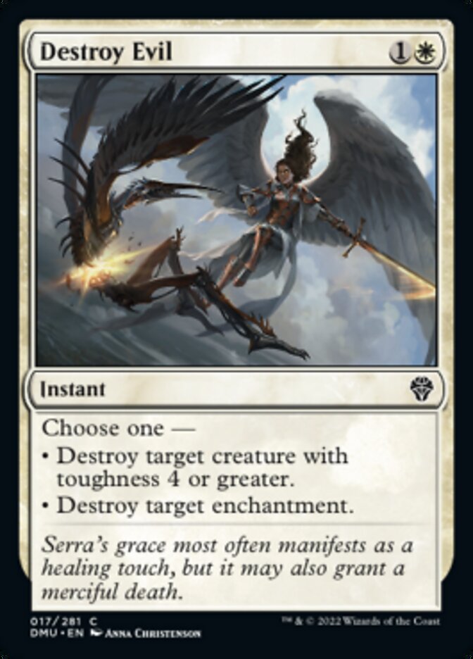 Destroy Evil [Dominaria United] | Card Merchant Takapuna