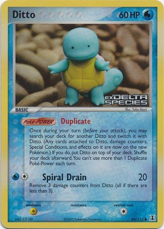 Ditto (64/113) (Stamped) [EX: Delta Species] | Card Merchant Takapuna