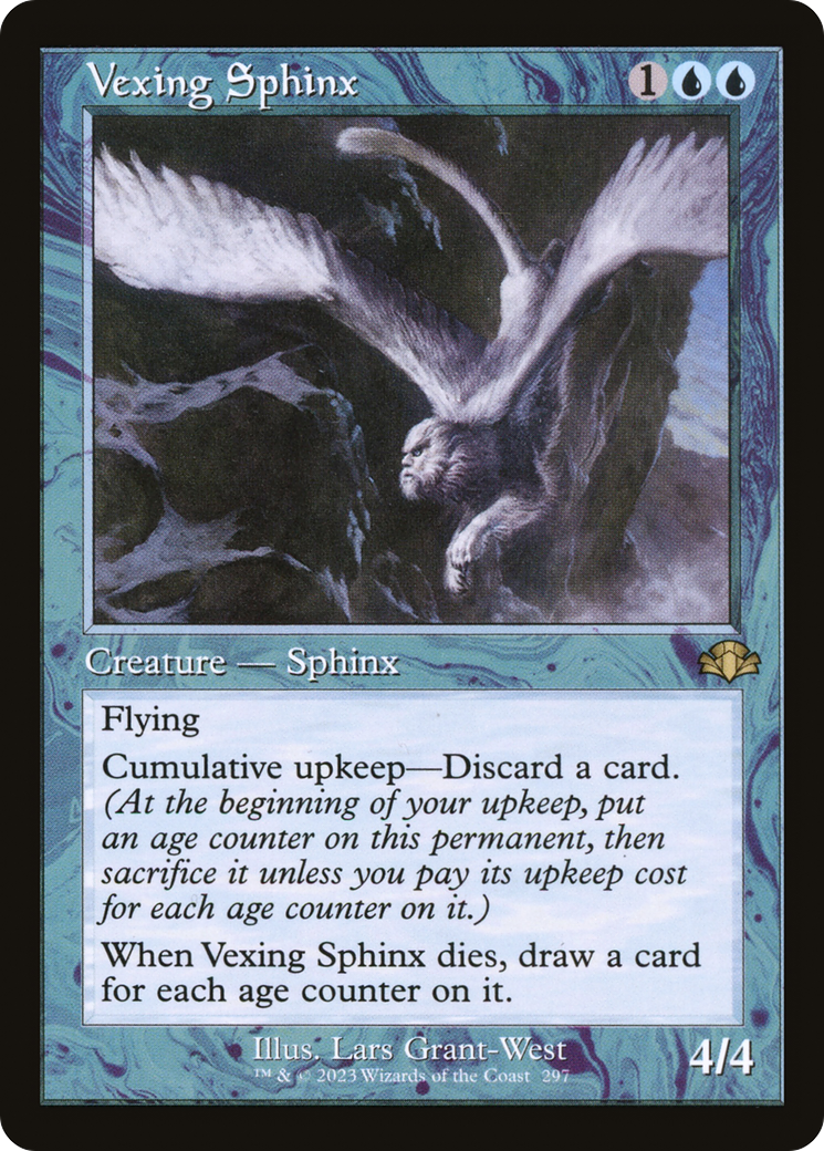 Vexing Sphinx (Retro) [Dominaria Remastered] | Card Merchant Takapuna