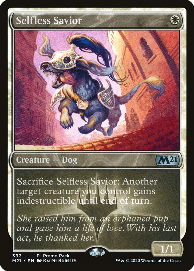 Selfless Savior (Promo Pack) [Core Set 2021 Promos] | Card Merchant Takapuna