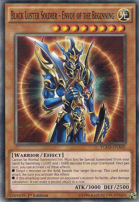 Black Luster Soldier - Envoy of the Beginning [YGLD-ENA02] Common | Card Merchant Takapuna