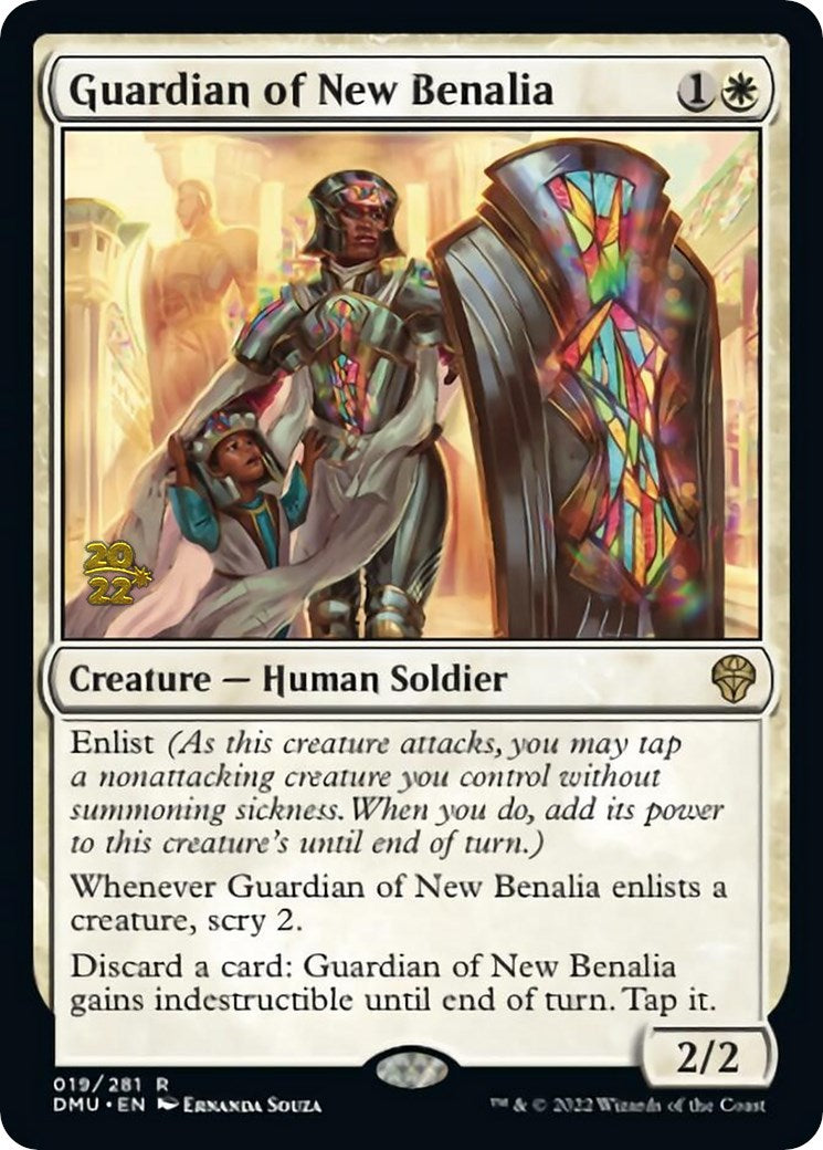 Guardian of New Benalia [Dominaria United Prerelease Promos] | Card Merchant Takapuna