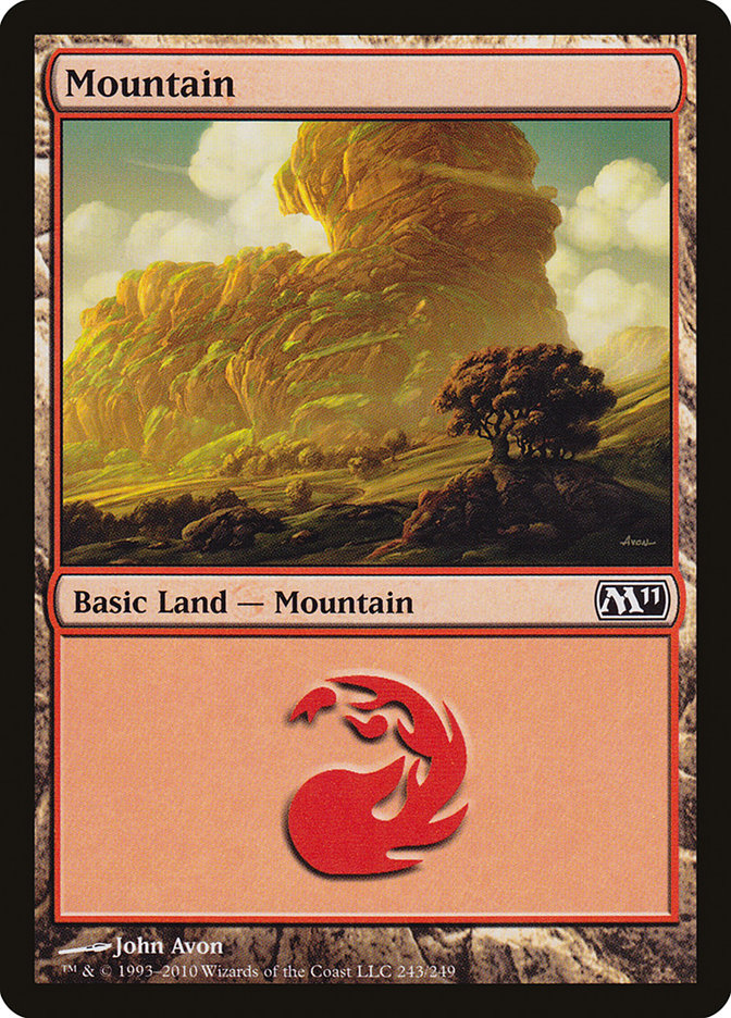 Mountain (243) [Magic 2011] | Card Merchant Takapuna