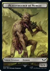 Astartes Warrior // Plaguebearer of Nurgle Double-Sided Token [Warhammer 40,000 Tokens] | Card Merchant Takapuna