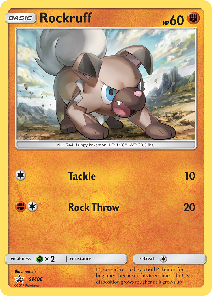 Rockruff (SM06) [Sun & Moon: Black Star Promos] | Card Merchant Takapuna