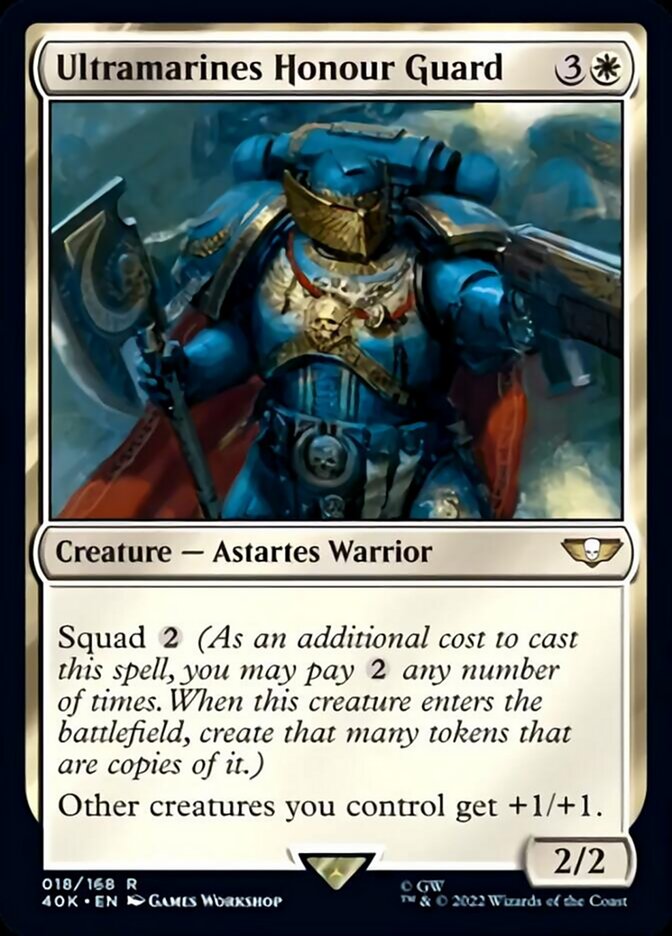 Ultramarines Honour Guard (Surge Foil) [Warhammer 40,000] | Card Merchant Takapuna