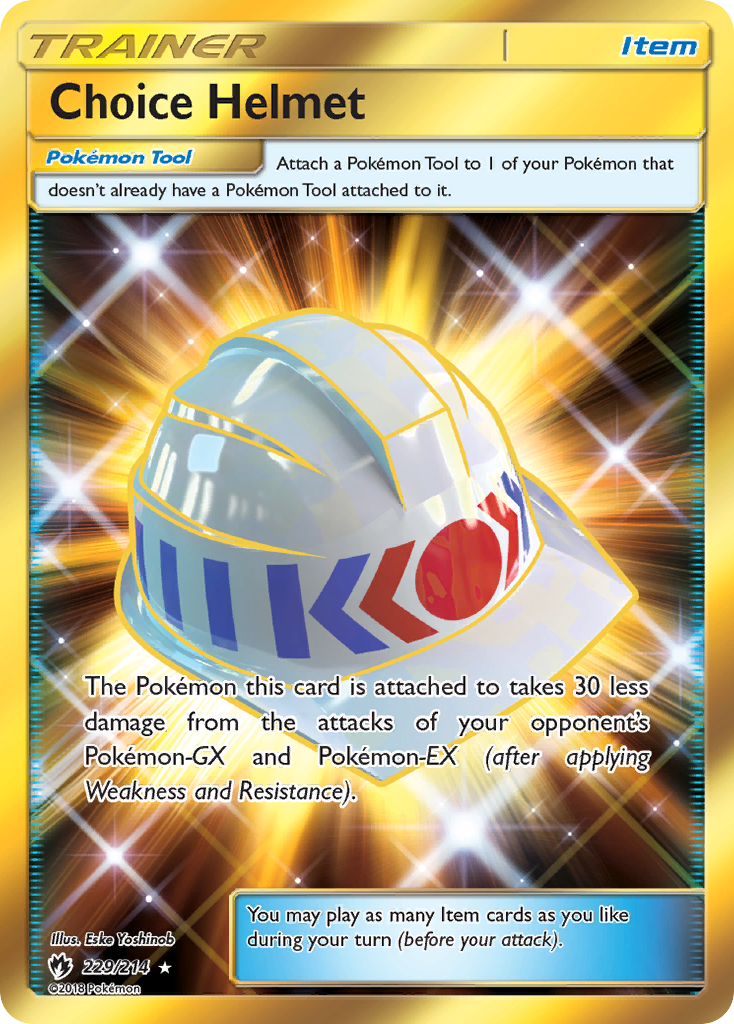 Choice Helmet (229/214) [Sun & Moon: Lost Thunder] | Card Merchant Takapuna