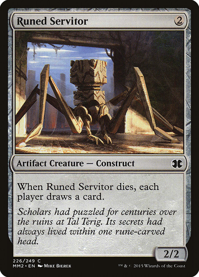 Runed Servitor [Modern Masters 2015] | Card Merchant Takapuna