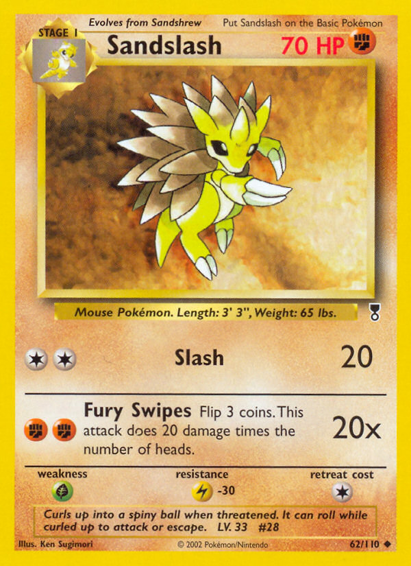 Sandslash (62/110) [Legendary Collection] | Card Merchant Takapuna