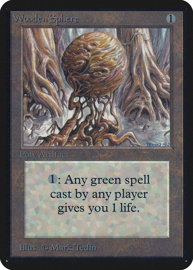 Wooden Sphere [Alpha Edition] | Card Merchant Takapuna