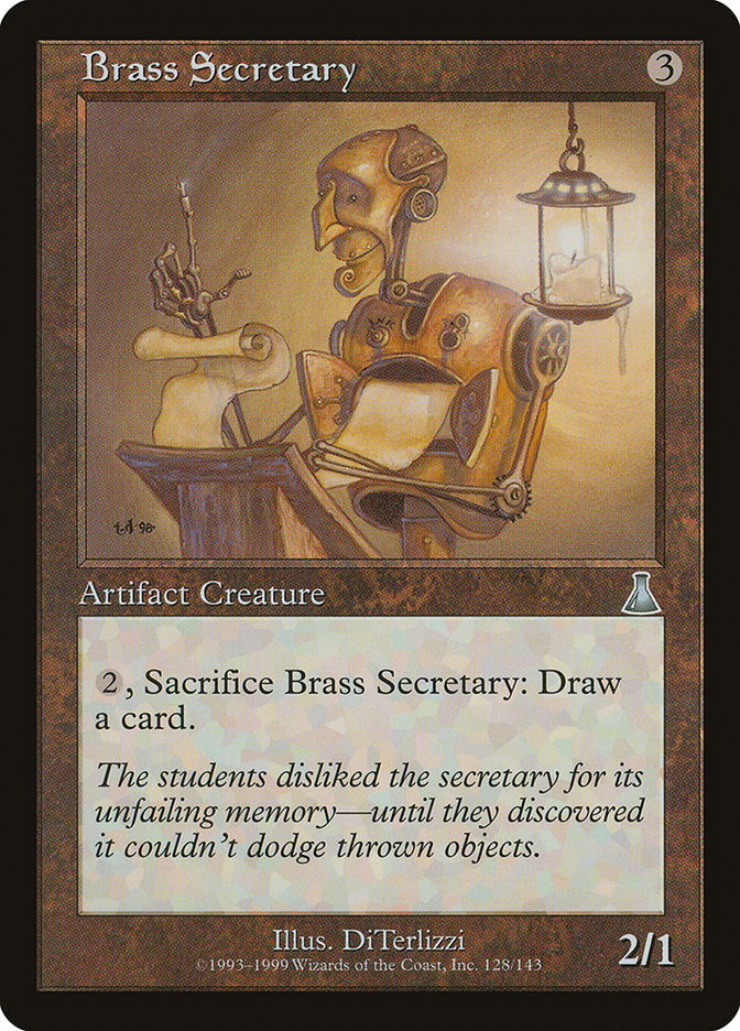 Brass Secretary [Urza's Destiny] | Card Merchant Takapuna