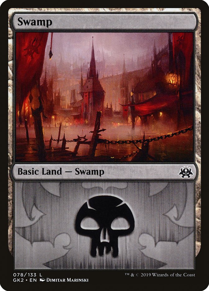 Swamp (78) [Ravnica Allegiance Guild Kit] | Card Merchant Takapuna